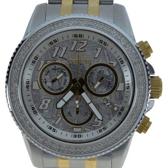 Men's 50mm Invicta Pro Diver Meteorite Dial Diamond Bezel TT Watch! Ref: 16719! - Picture 1 of 9